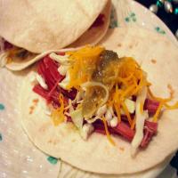 Corned Beef and Cabbage Tacos image