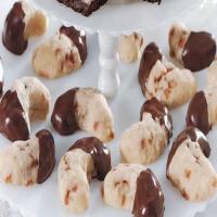 Chocolate-Dipped Almond-Toffee Moons image