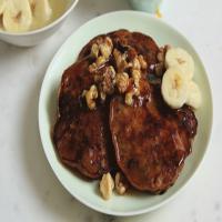 Banana-Nut-Bread Pancakes with Flaxseed and Walnuts_image