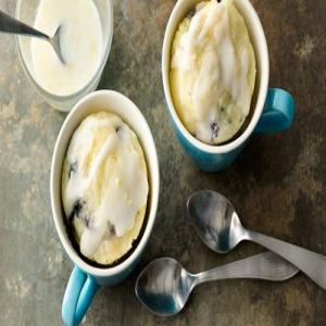Make-Ahead Lemon-Glazed Blueberry Mug Muffins image