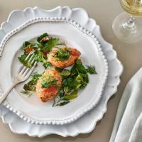 Wild Salmon Quenelles with Herb Salad and Horseradish Vinaigrette_image