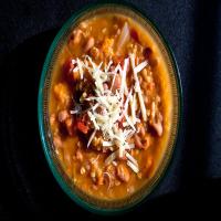 Bean and Farro Soup With Cabbage and Winter Squash_image