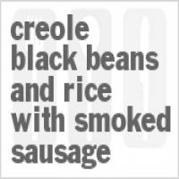Slow Cooker Creole Black Beans and Rice With Smoked Sausage_image