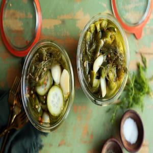 Quick Refrigerator Dill Pickles image