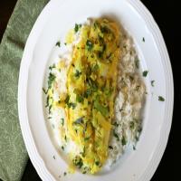Poached Flounder with North African Spices_image