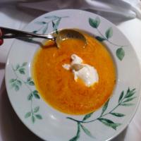 Leek and Carrot Soup image