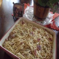 Spaghetti with Peas and Bacon_image