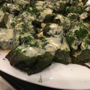 Ukrainian Beet Green Cabbage Rolls image