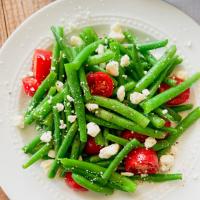 Marinated Green Bean Salad with Tomatoes and Feta_image