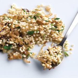 Israeli Couscous with Parsley and Shallots_image