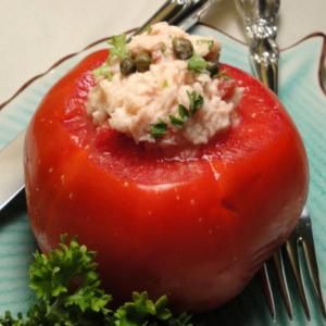 Herbed Tuna-Stuffed Tomatoes image