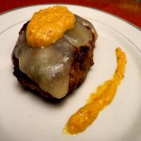 Spanish Burgers With Romesco and Manchego Cheese image