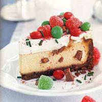Christmas Cheesecake with English Toffee Filling image