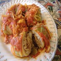 Sweet and Sour Cabbage Rolls With Sauerkraut image