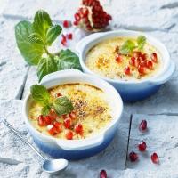 Creme Brulee with Pomegranate_image