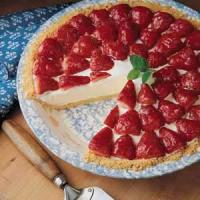 Strawberry Rhubarb Ice Cream Pie_image