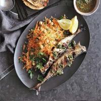 Chermoula-marinated mackerel image