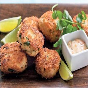 Asian Fish Cakes with Sweet Chile Dipping Sauce_image