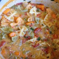 White Bean and Pasta Soup With Sun-Dried Tomatoes image