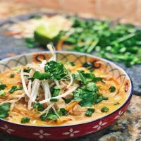 Thai Coconut Curry Chicken Soup (30 Minute Recipe) image