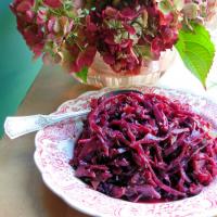 Crock Pot Baked Spiced Red Cabbage With Apples or Pears image
