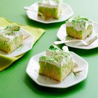 St. Patrick's Day Lime Poke Cake_image