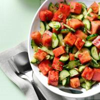 Minty Watermelon-Cucumber Salad image