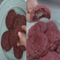 Nutella-Stuffed Red Velvet Cookies image