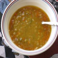 Green Split Pea & Barley Soup_image