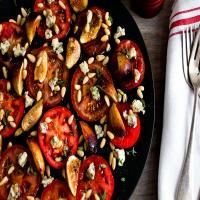 Tomato, Fresh Fig and Blue Cheese Salad_image
