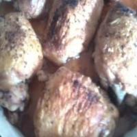 Tarragon-Dijon Crispy Oven Chicken Thighs image