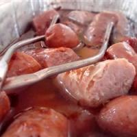 Pork Sausages with Caramelized Onion Sauce image