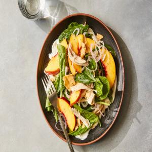 Chicken Salad With Nectarines and Goat Cheese image