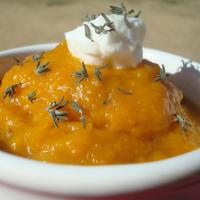 Roasted Acorn, Butternut, and Apple Soup_image