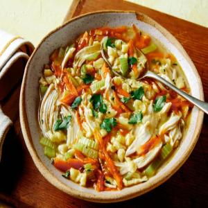 Grated Pasta Chicken Soup image