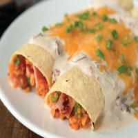 Sweet Potato Enchiladas in Creamy Chipotle Sauce_image