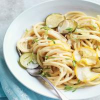 Pici with Summer Squashes and Tarragon_image