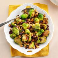 Cranberry-Walnut Brussels Sprouts image