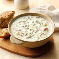Crab and Asparagus Soup image