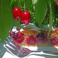 Italian Old Fashioned Cherries Cake or Dolce Di Ciliegie image