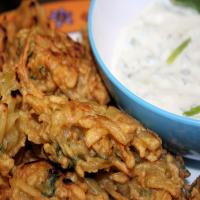 Onion Bhaji (Indian Onion Fritters) image