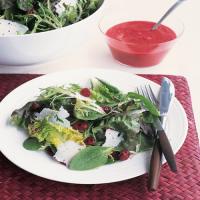 Red-and-Green Salad with Cranberry Vinaigrette image