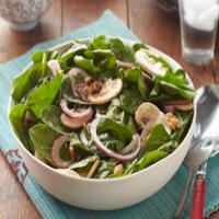 Spinach and Mushroom Salad image