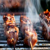 Yakitori Chicken With Ginger, Garlic and Soy Sauce_image