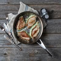 Stuffed Pork Loin Cutlets With Cream Cheese and Spinach_image