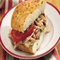 Slow-Cooker Tuscan-Style Chicken Sandwiches image