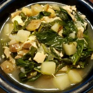 Chicken, Spinach, and Potato Soup_image