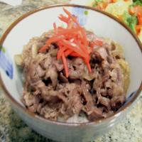 Beef Donburi California Style - Beef Rice Bowl image