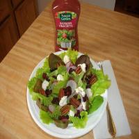 Cranberry-Pecan Salad with Feta Cheese_image