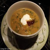 Sweet Potato Soup with Creamed Spinach Recipe - (4.2/5) image